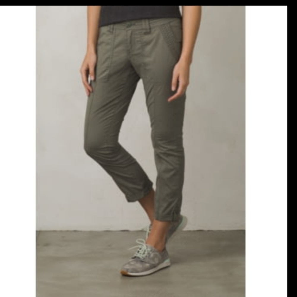 Prana Olive Green Capris
